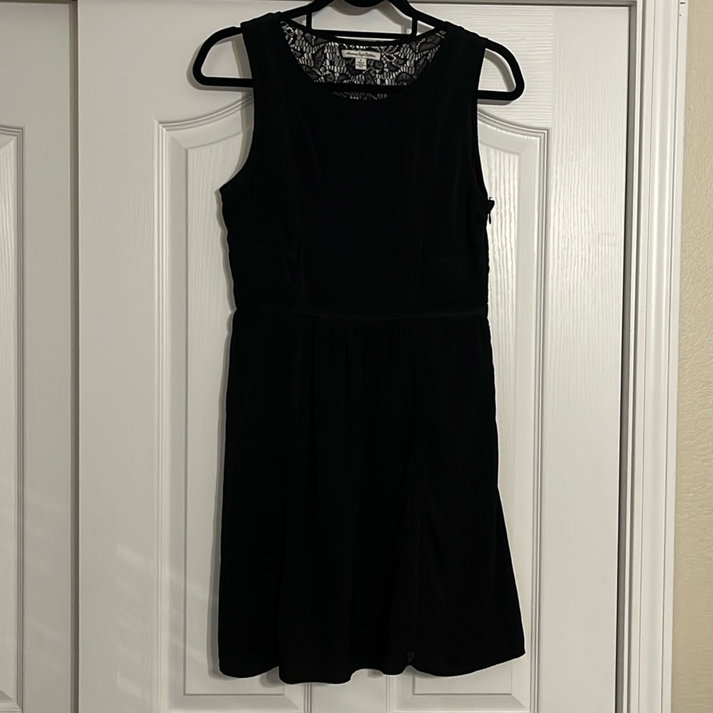 Black lace-detail sleeveless American Eagle Outfitters dress